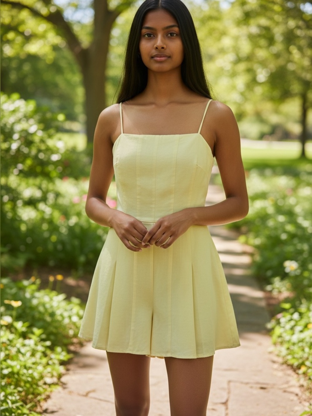 Butter Yellow Romper by Papermoon